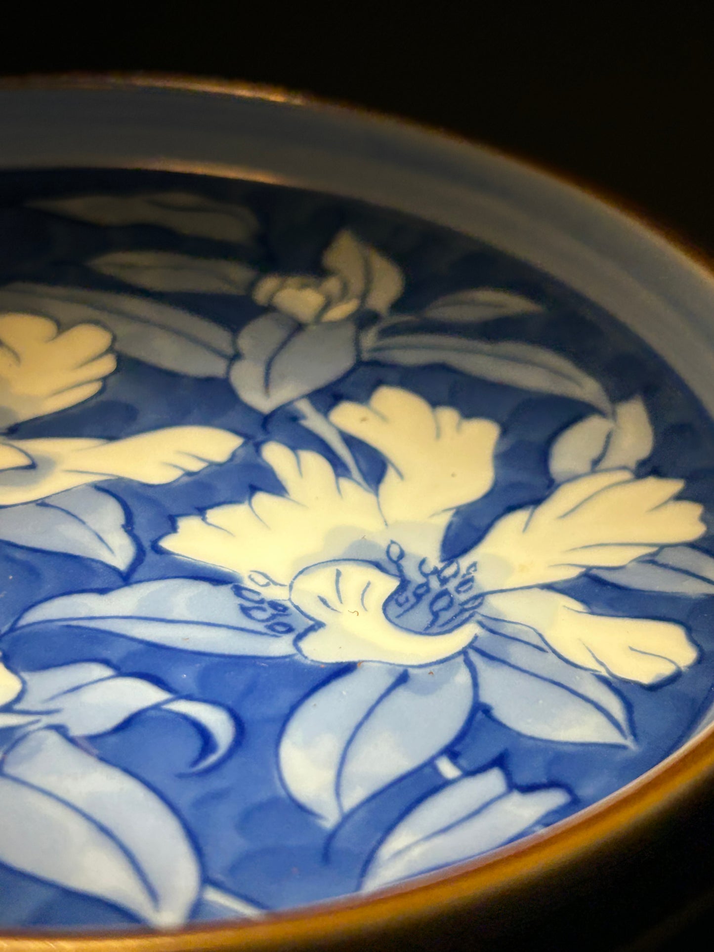 Blue and White Porcelain Plate