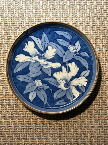 Blue and White Porcelain Plate