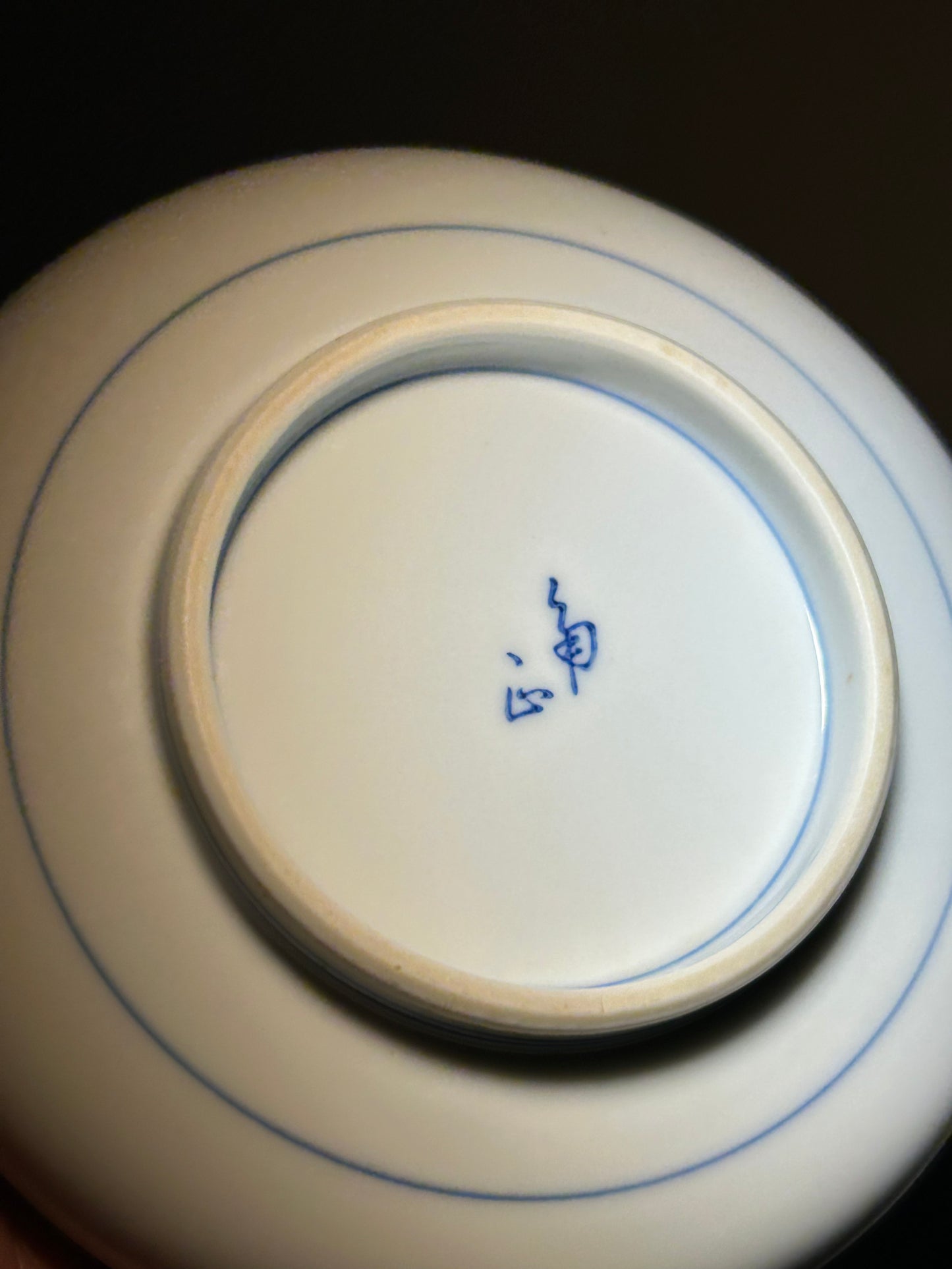 Blue and White Porcelain Plate